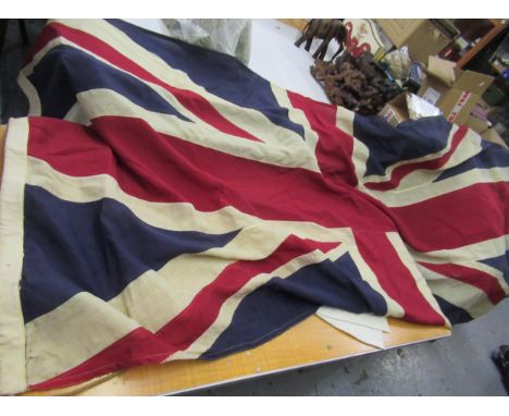 Army and Navy stores large Union Jack flag, 52ins x 112ins 