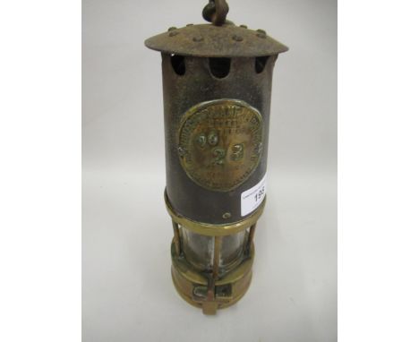 The Protector Lamp & Lighting Co. Prestwich patent miners lamp 