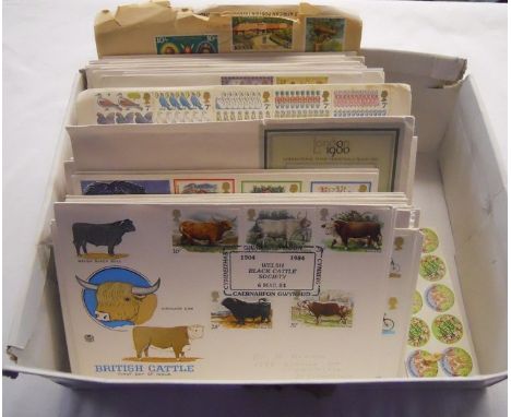 Box of first day covers