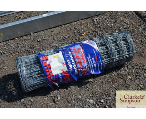 A roll of Light Stock fencing