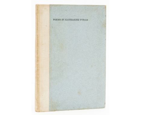 Dun Emer Press.- Tynan (Katharine) Twenty One Poems... Selected by W.B.Yeats, one of 200 copies, colophon in red, blue endpap