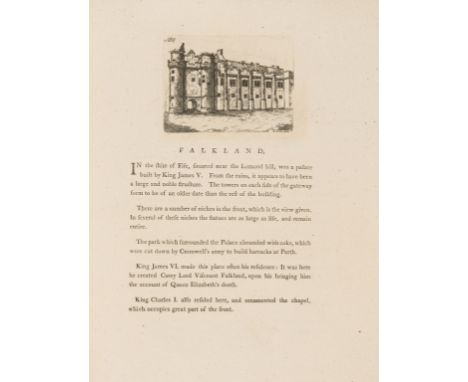 Scotland.- Cardonnel (Adam de) Picturesque Antiquities of Scotland, 2 parts in 1 vol., 101 engraved vignette illustrations, o