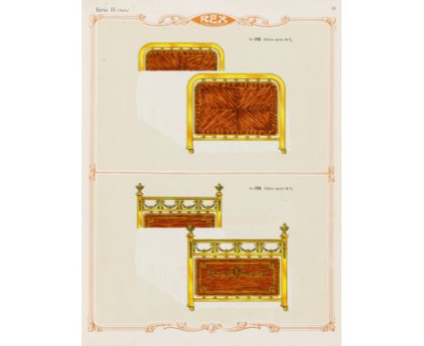 Trade Catalogue.- Rey &amp; Tramblay, Montpellier. "Rex" Lits &amp; Sommiers Métalliques. Meubles de Jardins, Album No.6, 61p