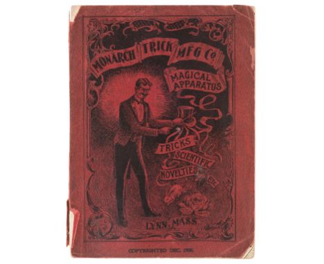 NO RESERVE Trade Catalogue.- Monarch Trick MFG Co., Lynn Mass. Magical Apparatus, Tricks, Scientific Novelties etc., 54pp., i