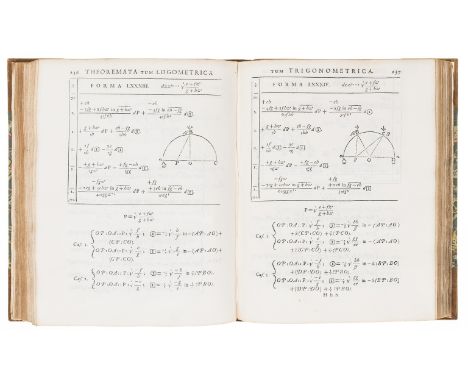 Mathematics.- Cotes (Roger) Harmonia Mensurarum, sive Analysis &amp; Sythensis per rationum &amp; angulorum mensuras promotae