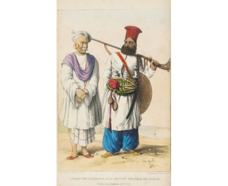 India.- Postans (Thomas) Personal Observations on Sindh, first edition, hand-coloured lithographed frontispiece, folding lith