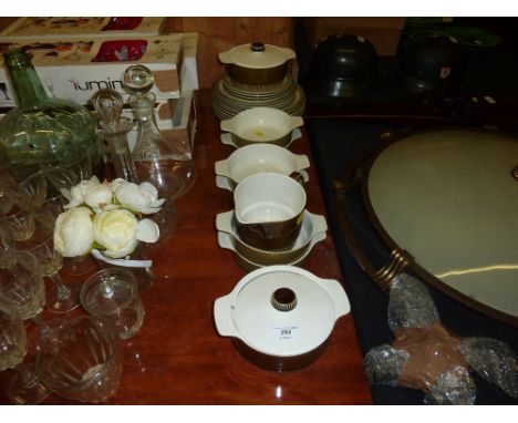 A quantity of Poole pottery dinnerware 