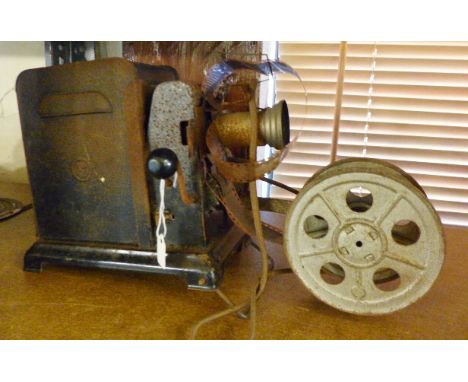 Antique hand powered film projector A/F