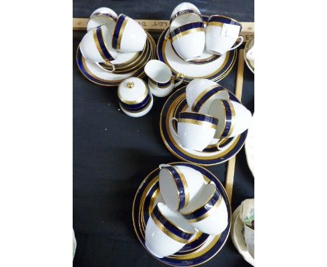 Quantity of German ceramic teaware