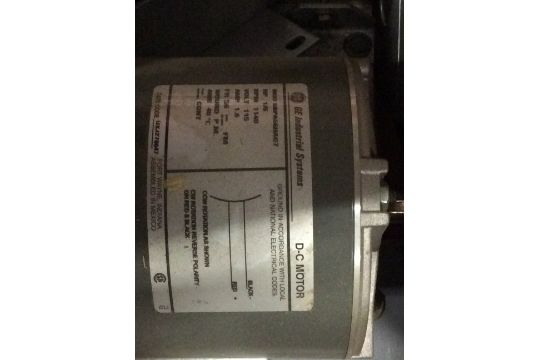 Gal Elevator Door Operator Ge D C Motor 1 6 Amp 115 Volt 1140 Rpm
