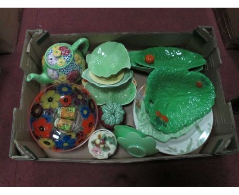 Beswick, Carlton, Devon, Sadler, Sylvac and other vintage salad ware:- One Box.