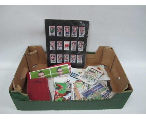 Football Themed Stamps, Mirror cards, postcards, 1934 encyclopaedia, etc.