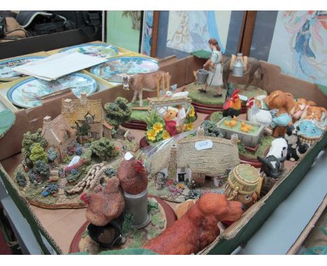 Border Fine Arts - Lilliput Lane, Pendelfin, etc:- One Box.