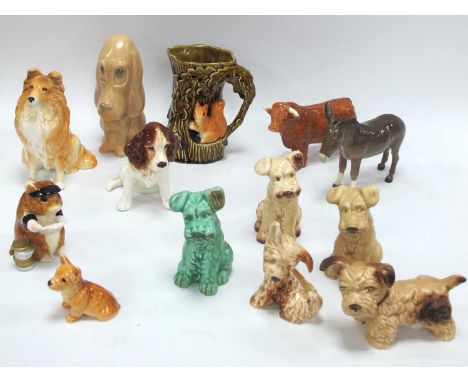 Sylvac &amp; Beswick Animals (13):- One Tray.