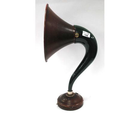 A Circa 1920s Radio Table Horn marked 'Sterling Baby' to base. Approx. 49cm high 