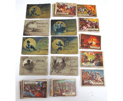 A &amp; B.C Civil War News Cards, approximately fifty-eight. Colman's early XX Century children's story booklets (x 7).
