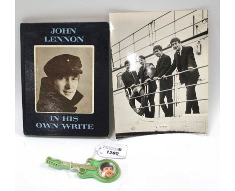 John Lennon - 'In His Own Write' Cape, London, reprinted June 1964, last numbered page 78. The Beatles Fan Club photo and gre