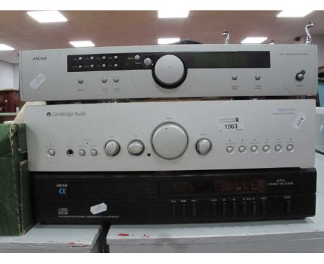 Audio - Arcam DT81 Tuner and Alpha CD player, Cambridge Audio Amp Azur 640A (untested, sold for parts only) (3).