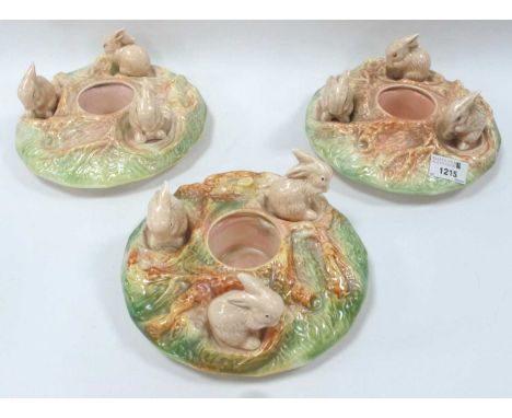 Sylvac Posie Bowls, decorated with rabbits:- One Tray
