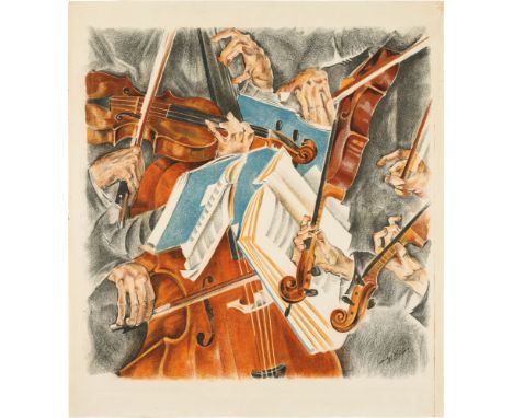 Max OppenheimerRosé-Quartett1920colour lithograph on paper; unframed78 x 70 cm (sheet size)monogrammed in the plate on the lo