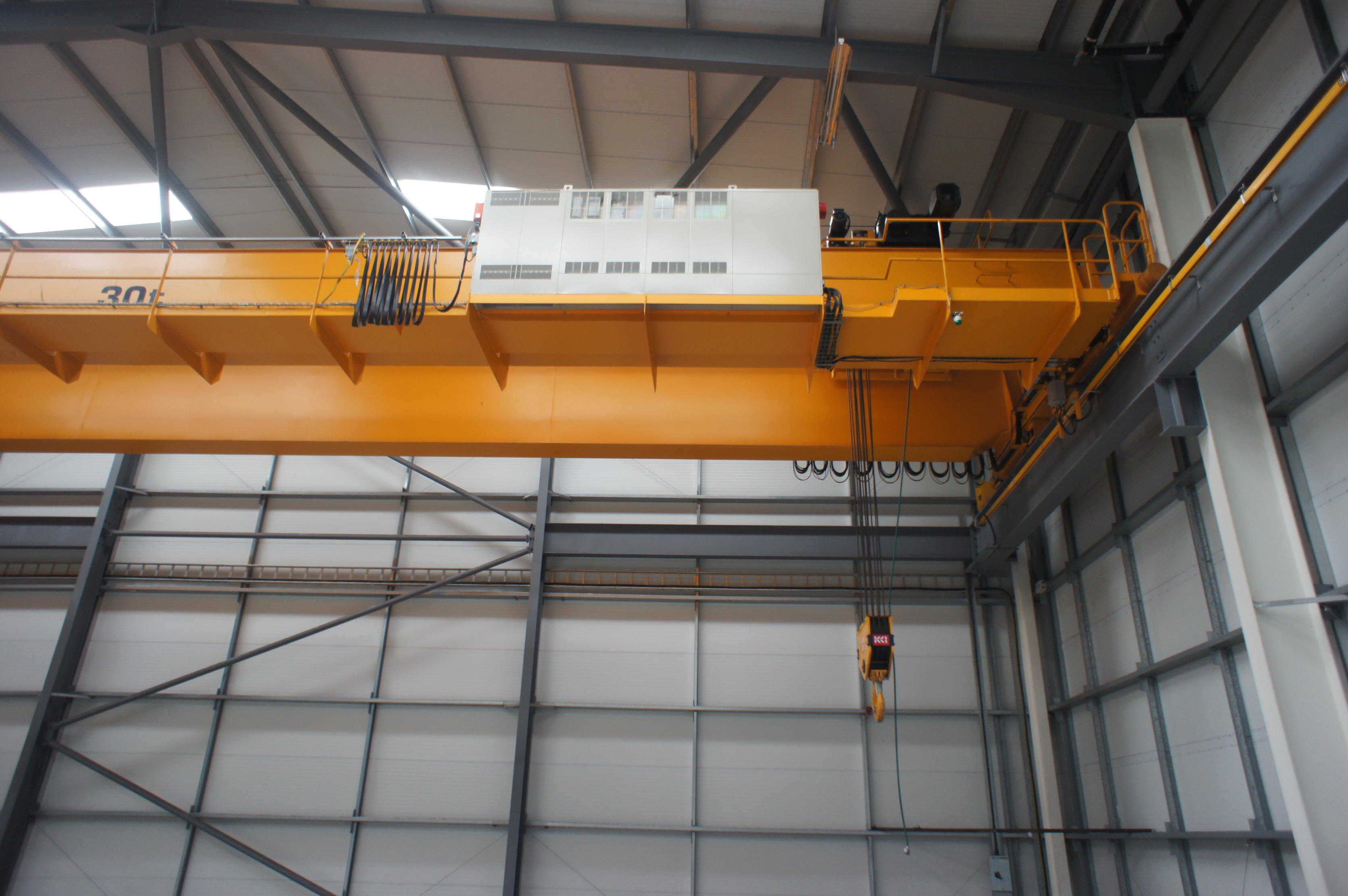 * A Clean, Modern Little Used Konecranes 30 Tonne Capacity Twin Beam 