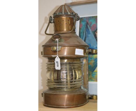 A ship's lantern height 45cm