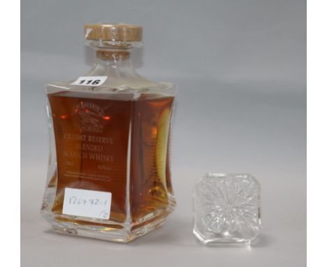 A Burberry's Scotch whisky decanter and Frier John limited edition Scotch whisky