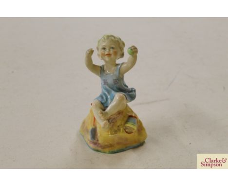 A Royal Worcester figure "The Child That Is Born On The Sabbath Day"