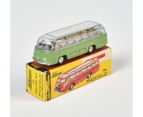 Schuco, Piccolo 740 Mercedes Bus, W.-Germany, 1:90, Druckguss, Okt Z 1-, Z 1