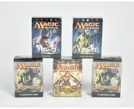 Magic, 5 Booster Decks, Onslaught, Verräter, Kithkin, deutsch &amp; englisch, original verpackt