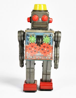 Horikawa, Gear Robot, Japan, 22 cm, Blech, Funktion hakt, LM, Z 2-3