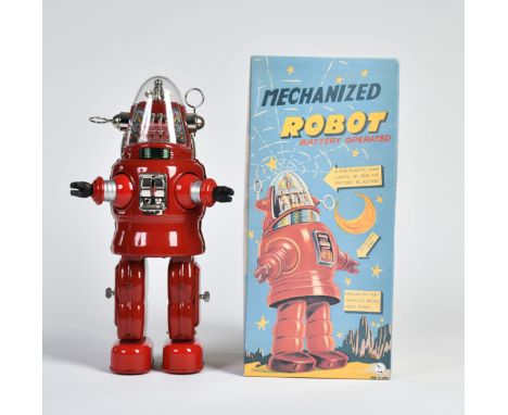 Osaka Tin Toy Institute, Mechanized Robot, 34 cm, Blech, Funktion ok, Okt, Z 1