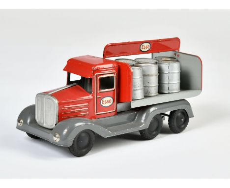 Göso, Esso LKW, mit 7 Fässern, US Z. Germany, 21 cm, Blech, UW ok, Z 2