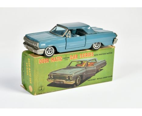 Haji, Giant Door Matic Car, Japan, 29 cm, Blech, Friktion ok, min. LM, Okt, Z 1-2