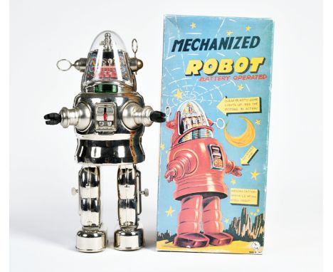 Osaka Tin Toy Institute, Mechanized Robot, 34 cm, Blech, Funktion ok, Okt, Z 1