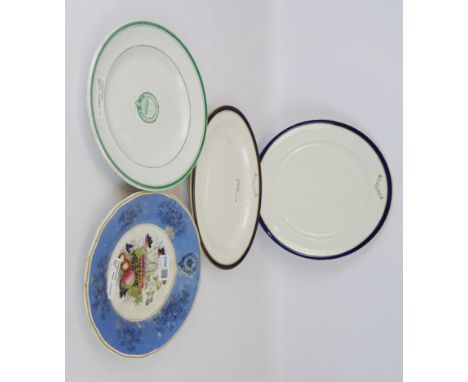 Pacific Steam Navigation Co. plate, an Australasian United Steam Navig. Co. plate and two Royal Worcester plates from S Y Alb