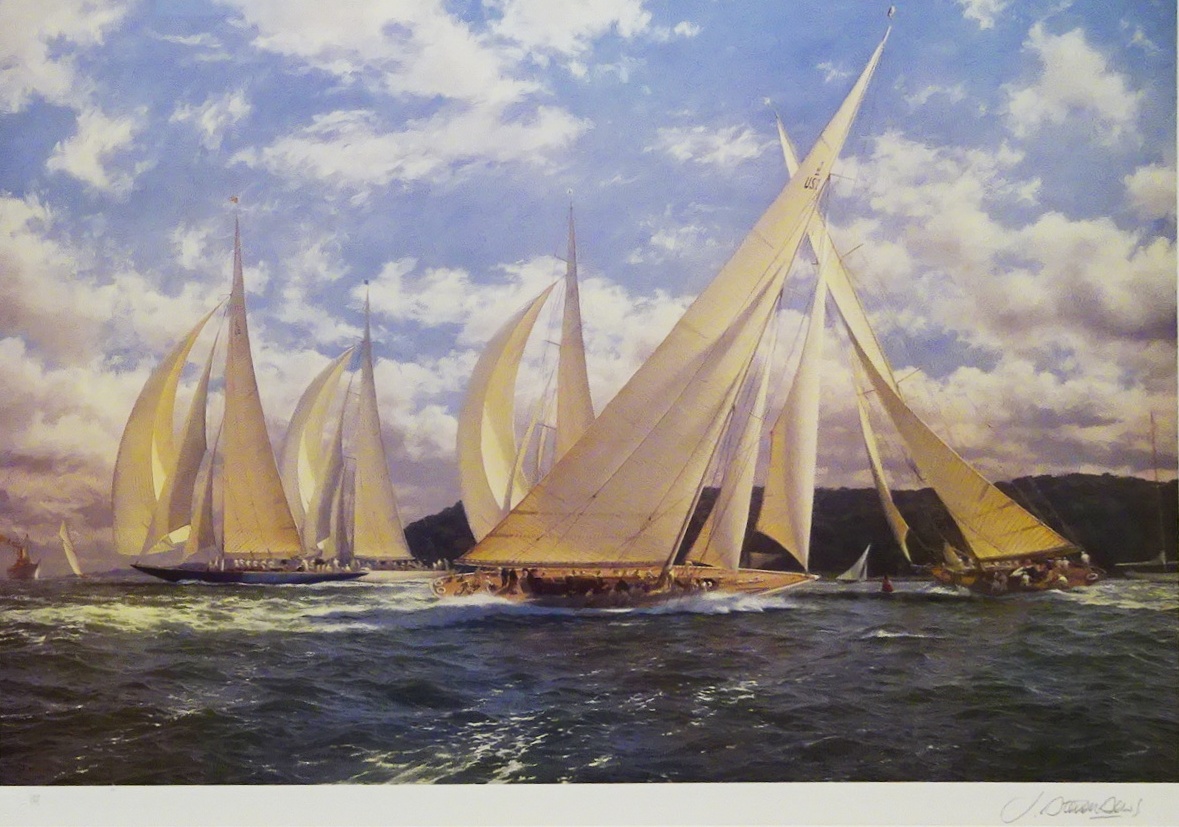 j class yacht paintings