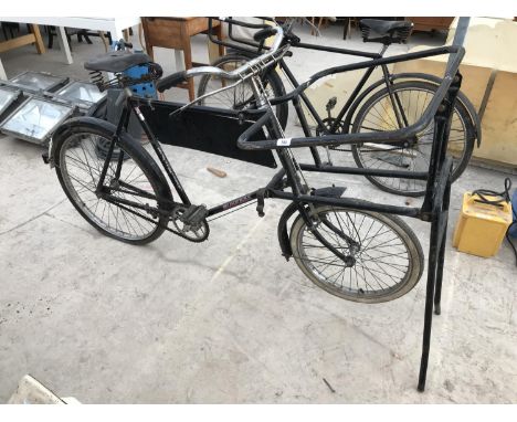 A VINTAGE BUTCHERS BIKE 