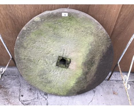 A VINTAGE GRINDING WHEEL - DIAMETER 83 CM 