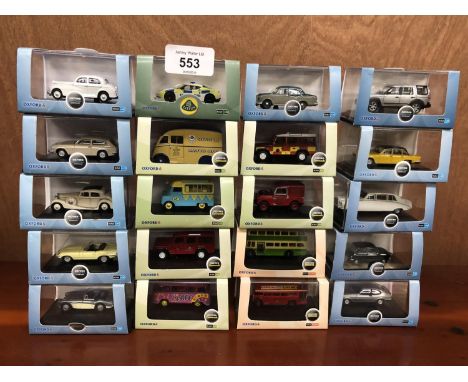 TWENTY OXFORD DIE CAST MODELS SCALE 1-76 