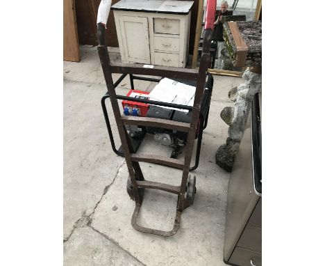 A VINTAGE SACK TRUCK 