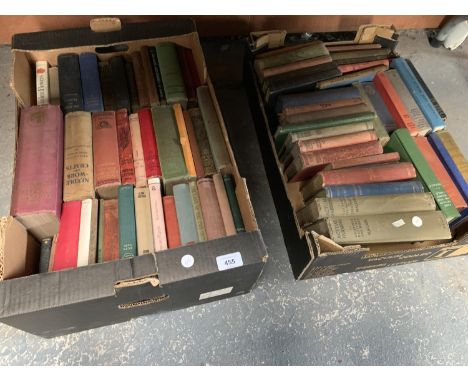 A LARGE COLLECTION OF VINTAGE CLOTH BOUND BOOKS 