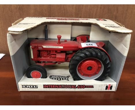 AN ERTL MODEL INTERNATIONAL 650 REF NO 246, 1-16 SCALE MINT AND BOXED 