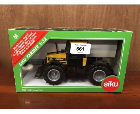 A SIKU JCB FASTRAC 2150, 1-32 SCALE, REF NO 3160 BOXED AND IN MINT CONDITION 