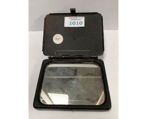 A RARE VINTAGE BRITISH RAIL WESTERN LINE GUARDS SIGNALLING MIRROR, STAMPED 