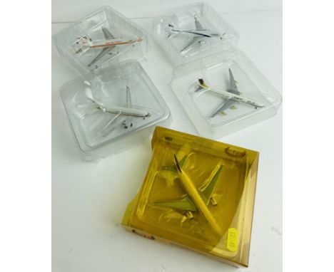 5x 1:400 Scale Diecast Airline Models - Including DAS Air Cargo, Saudi Arabian - Among Others. Unboxed, but with Blister Pack