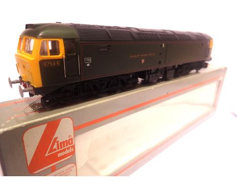 Lima Class 47 Diesel 47484 Isambard Kingdom Brunel, Green (missing one coupling). P&amp;P Group 1 (£14+VAT for the first lot 