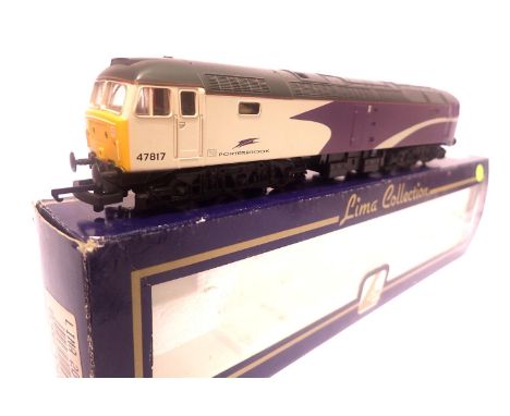 Lima Class 47 Diesel 47817 Porterbrook Livery (missing one coupling hook.) P&amp;P Group 1 (£14+VAT for the first lot and £1+