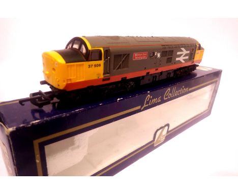 Lima Class 37 Diesel 37506 British Steel Skinningrove, Railfreight Livery, wrong box. P&amp;P Group 1 (£14+VAT for the first 