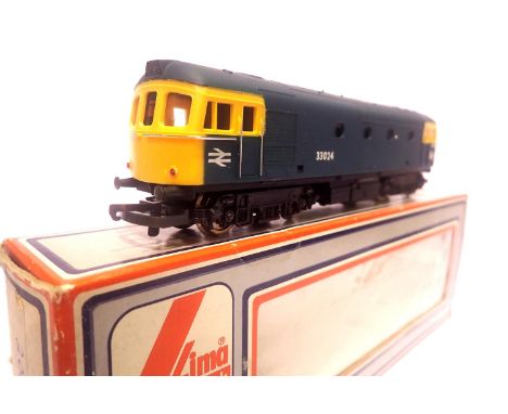 Lima Class 33 Diesel 33024 BR Blue. P&amp;P Group 1 (£14+VAT for the first lot and £1+VAT for subsequent lots) 